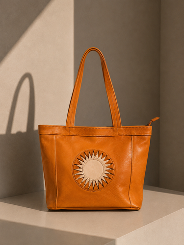 Sunray Heritage Leather Tote Bag