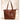 Amber Leather Tote Bag