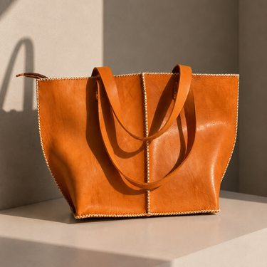 Sahara Leather Tote Bag
